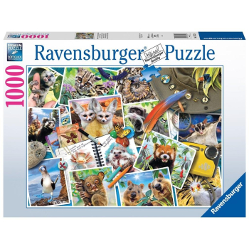 Puzzle 1000 Zwierzaki w podróży
